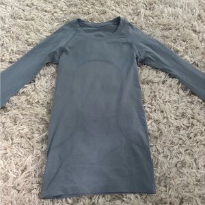 lululemon athletica Blue Long Sleeve Top